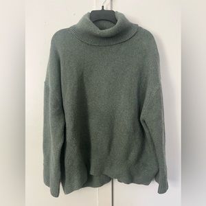 H&M // Sage Green Turtleneck Sweater